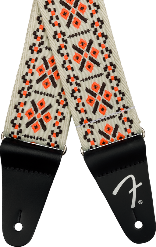 Fender Pasadena Woven Strap Lattice Orange 2" Strap