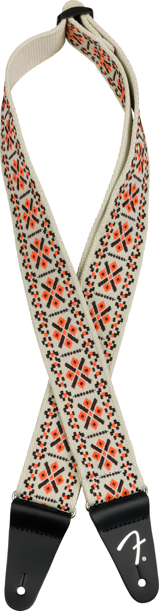 Fender Pasadena Woven Strap Lattice Orange 2" Strap