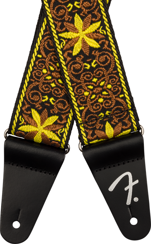 Fender Pasadena Woven Strap Yellow Wallflower 2" Strap