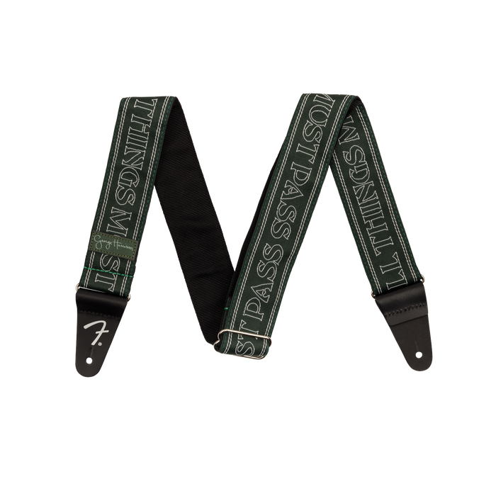 Fender George Harrison All Things Must Pass Logo Strap Green