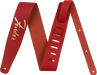 Fender 50s Vintage Leather 2.5" Strap Red