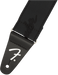 Fender WeighLess 2" Running Logo Strap Black/Black