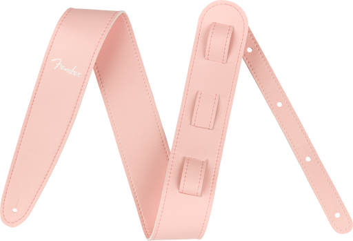 Fender Fender Vegan Leather Strap Shell Pink 2.5"