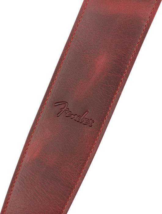 Fender Limited Leather Strap Oxblood