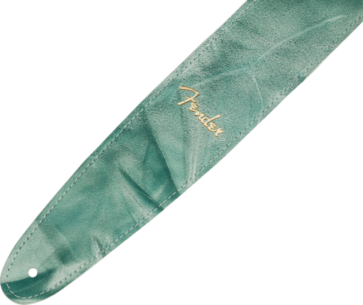 Fender Tie Dye Leather Strap Sage Green Straps