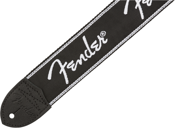 Fender Running Spaghetti Logo Strap - Black