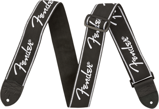 Fender Running Spaghetti Logo Strap - Black