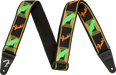 Fender Neon Monogrammed Strap Green/Orange