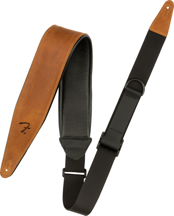 Fender Right Height Leather Strap Cognac