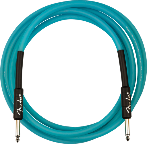Fender Professional 10-ft. Glow In Dark Cable Blue