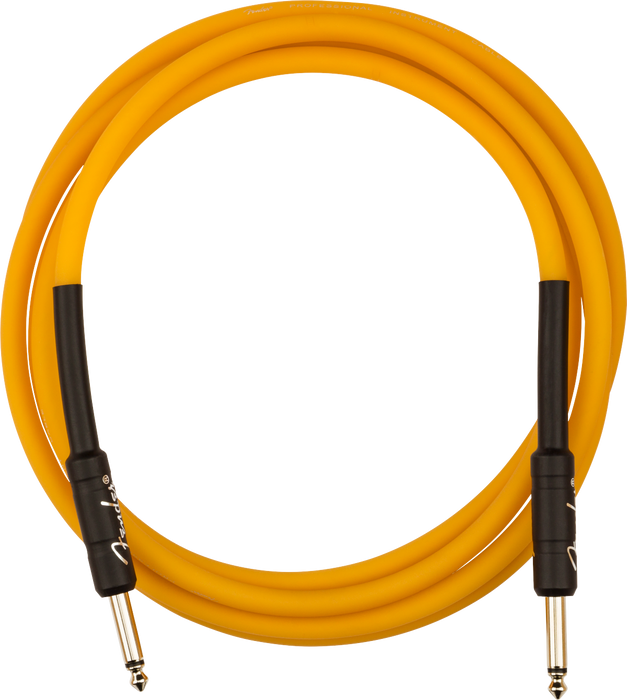 Fender Professional 10-ft. Glow In Dark Cable Orange