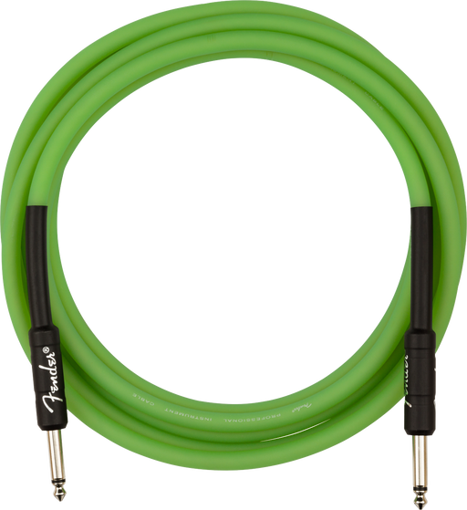 Fender Professional 10-ft. Glow In Dark Cable Green