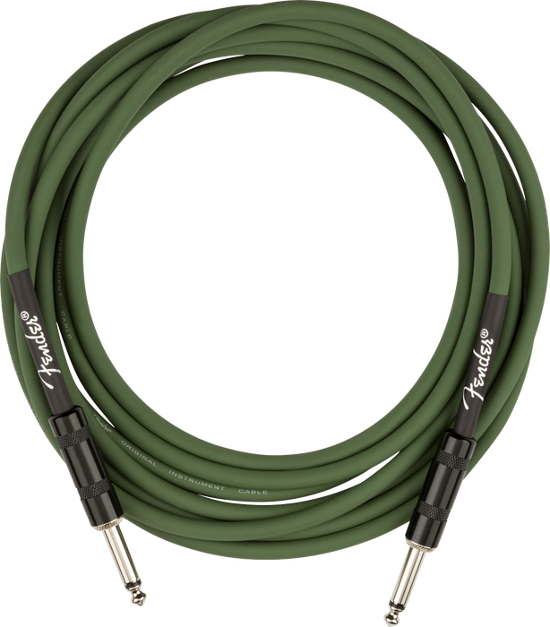 Fender Joe Strummer Pro 13-ft. Instrument Cable Drab Green