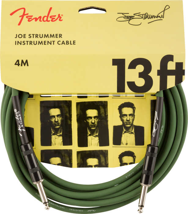 Fender Joe Strummer Pro 13-ft. Instrument Cable Drab Green