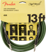 Fender Joe Strummer Pro 13-ft. Instrument Cable Drab Green