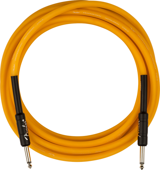 Fender Professional 18.6-ft. Glow In Dark Cable Orange