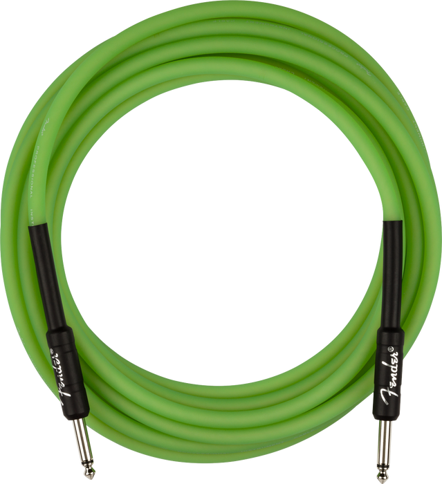Fender Professional Glow in the Dark Cable Green 18.6'