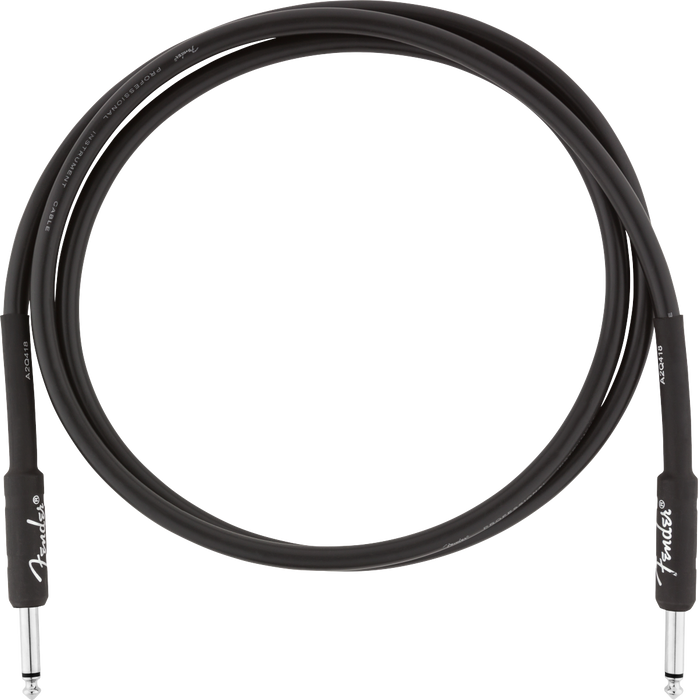 Fender Professional Series Instrument Cable Straight/Straight 5ft. Black