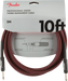 Fender Professional 10' Instrument Cable Red Tweed - 990820061
