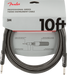 Fender Professional 10ft. Instrument Cable Grey Tweed - 990820062