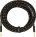 Fender Deluxe 25' Instrument Cable Black Tweed - 990820075