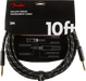 Fender Deluxe Series Instrument Cable Straight/Straight 10ft. Black Tweed