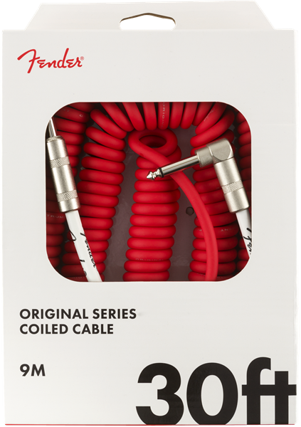 Fender Original Coil Cable 30' Fiesta Red - 990823005