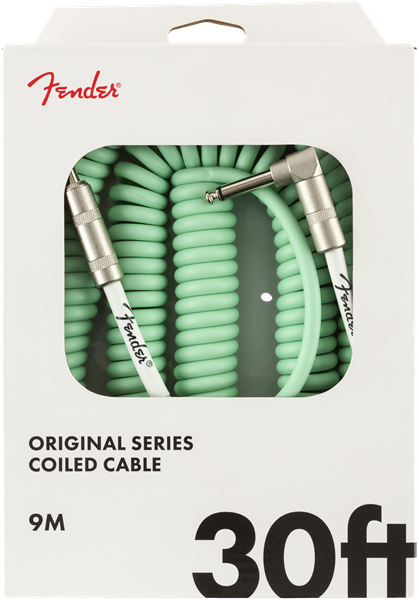 Fender Original Coil Cable 30ft. Surf Green - 990823007