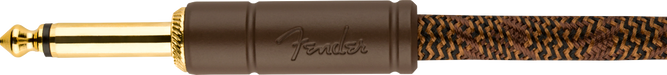 Fender Paramount 18.6' Acoustic Instrument Cable, Brown Cables