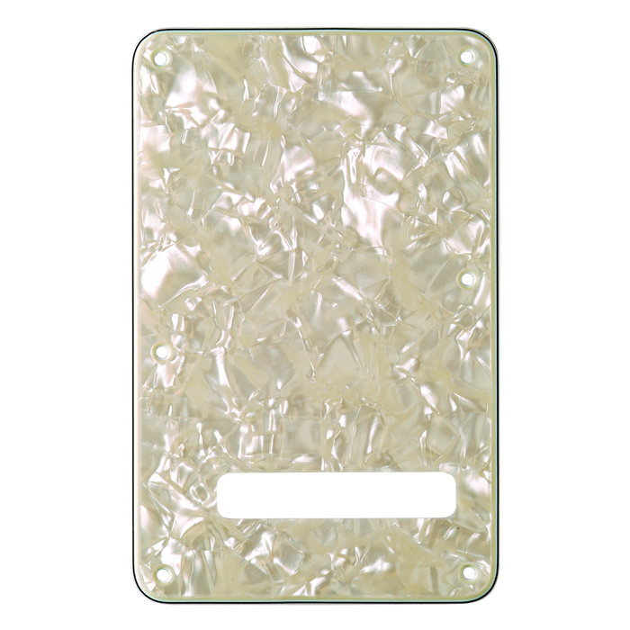 Fender Backplate Stratocaster Aged White Moto 4-Ply - 991328000