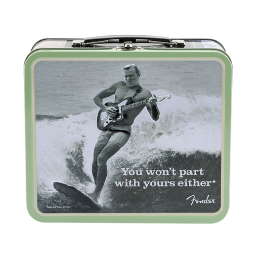 Fender Lunchbox "You Won't Part With Yours Either" with Strings Winder Picks and Electronic Tuner - 992018001