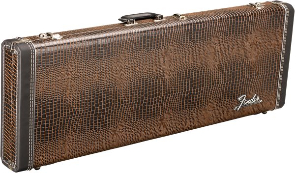 Fender Limited Edition Legacy Series 2 Tone Gator Wood Case Strat