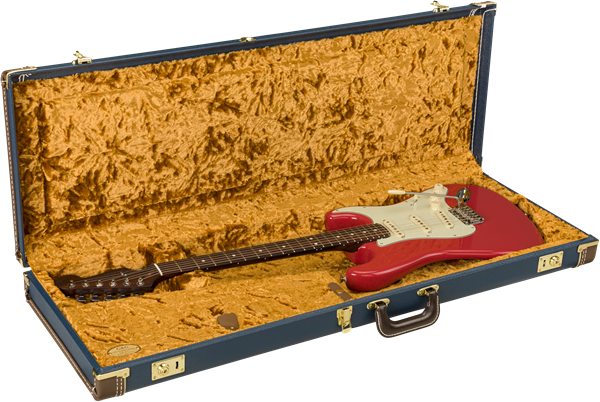 Fender Limited Edition G&G Legacy Series Case - Strat/Tele Navy Blue Hard Case