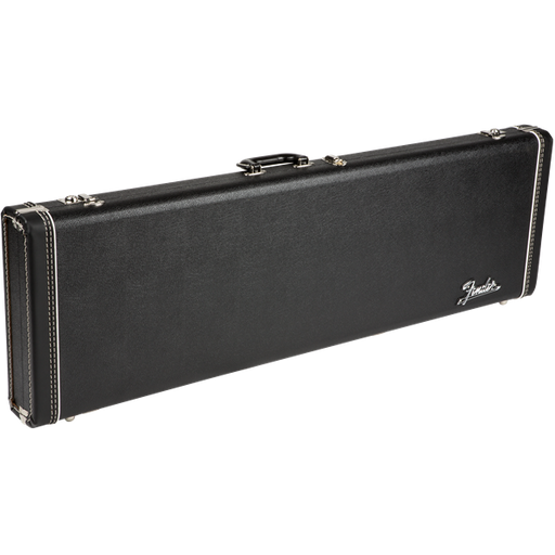 Fender G&G Deluxe Precision Bass Hardshell Case Black with Orange Plush Interior Fender Amp Logo
