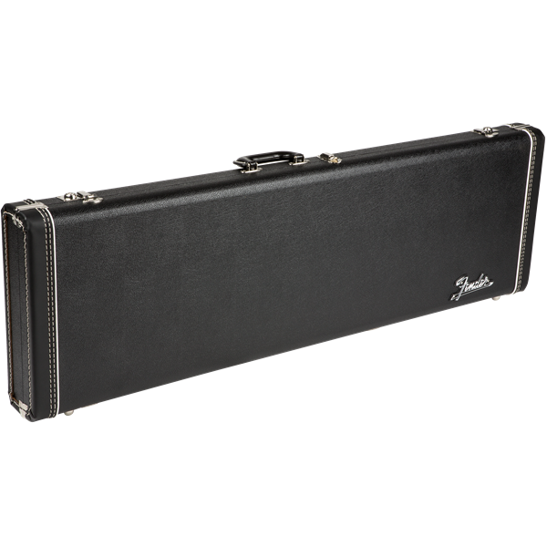 Fender G&G Deluxe Precision Bass Hardshell Case Black with Orange Plush Interior Fender Amp Logo