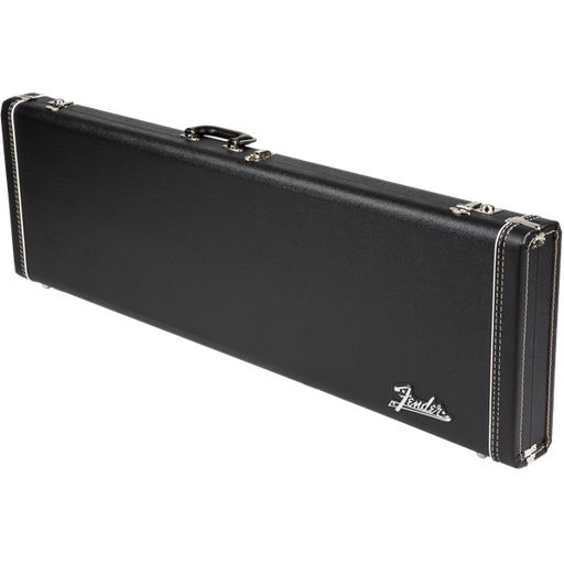 Fender G&G Deluxe Jazz Bass Hardshell Case Black with Orange Plush Interior Fender Amp Logo