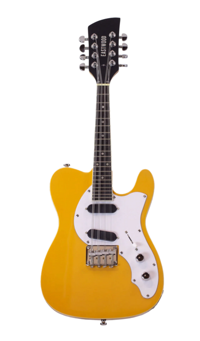 Eastwood Limited Edition 8 String Mandocaster Electric Mandolin TV Yellow