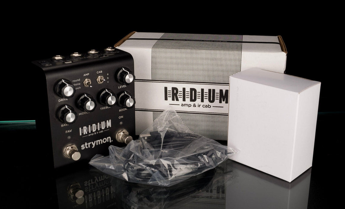 Used Strymon Iridium Amp Modeler and Impulse Response Cabs Effect Pedal with Box