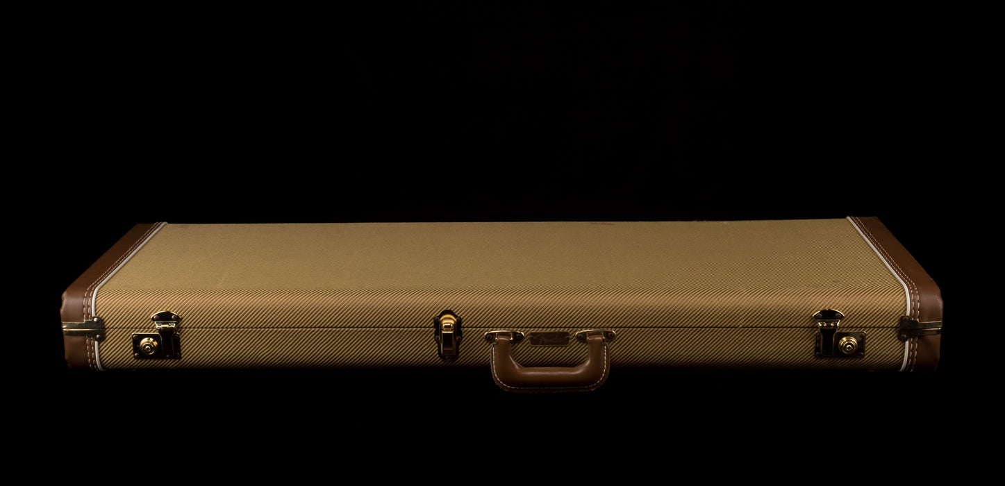 Used Fender Custom Shop G&G Tweed Stratocaster Telecaster Case Orange Interior - 3