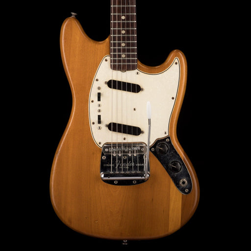 Pre Owned Vintage 1965 Fender Mustang Stripped Natural With OHSC