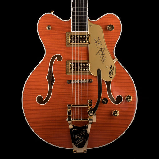 Used 2017 Gretsch G6620TFM Nashville Orange Flame with OHSC