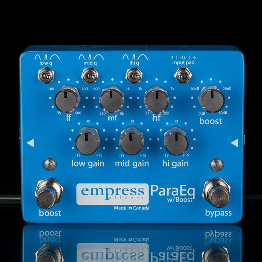 Used Empress Effects ParaEq with Boost with Box