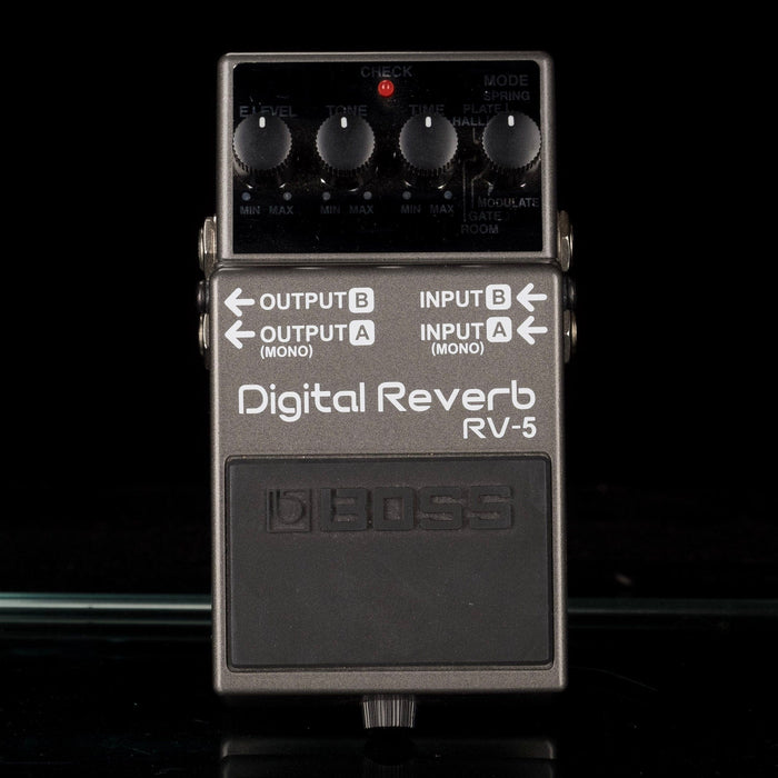 boss rv 5 digital reverb pedal Used Boss RV-5 Digital Reverb Guitar Effect Pedal — Truetone Music