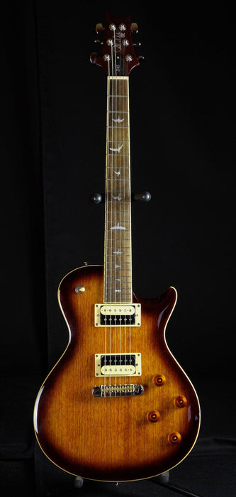 prs se 245 tobacco burst PRS Stoptail bridge holds tuning well and makes string changing easy specially for starters PRS SE 245 Soapbar Electric