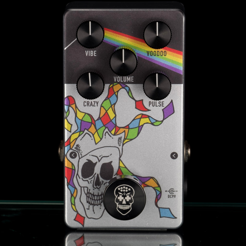 Flattley Guitar Effect Pedals Silver Line Crazy Diamond Vibe