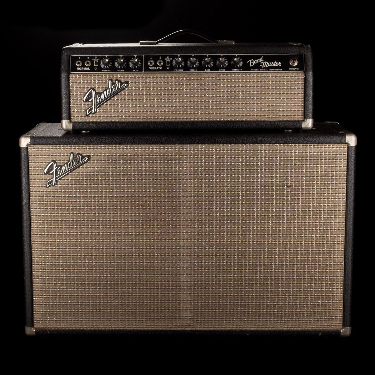 Vintage 1965 Fender Bandmaster Head And 2x12 Cabinet — Truetone Music
