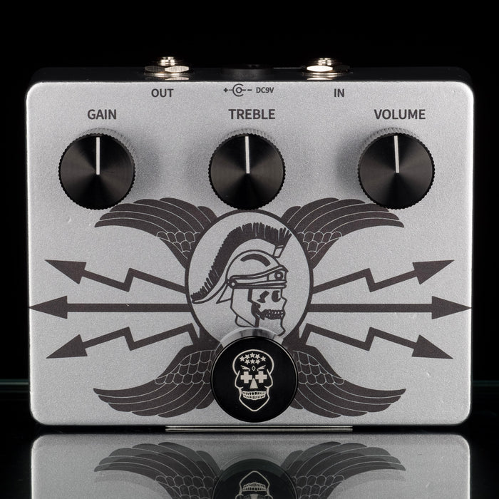 flattley guitar pedals Flattley Guitar Effect Pedals Silver Line Silver Centurion Transparent — Truetone Music