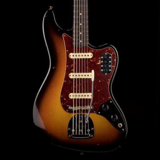 Fender Custom Shop 60's Bass VI Journeyman Relic Wide Fade 3-Tone Sunburst With Case