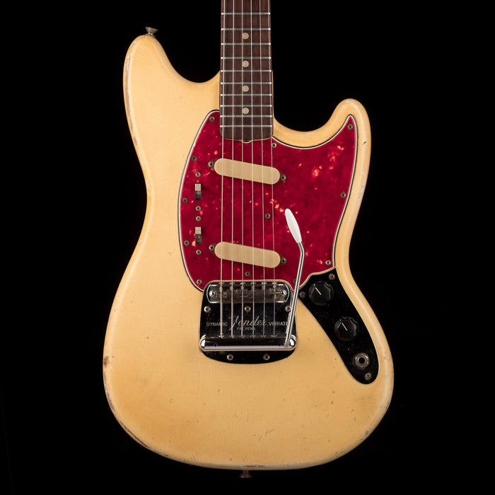 Pre Owned Vintage 1965 Fender Mustang Olympic White With Gig Bag