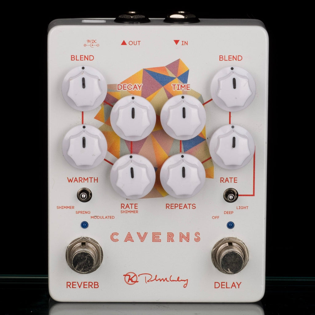 美品 Keeley / Caverns Delay/Reverb V2 箱付 Caverns Delay Reverb v2 - Black Neon - Keeley Electronics Guitar